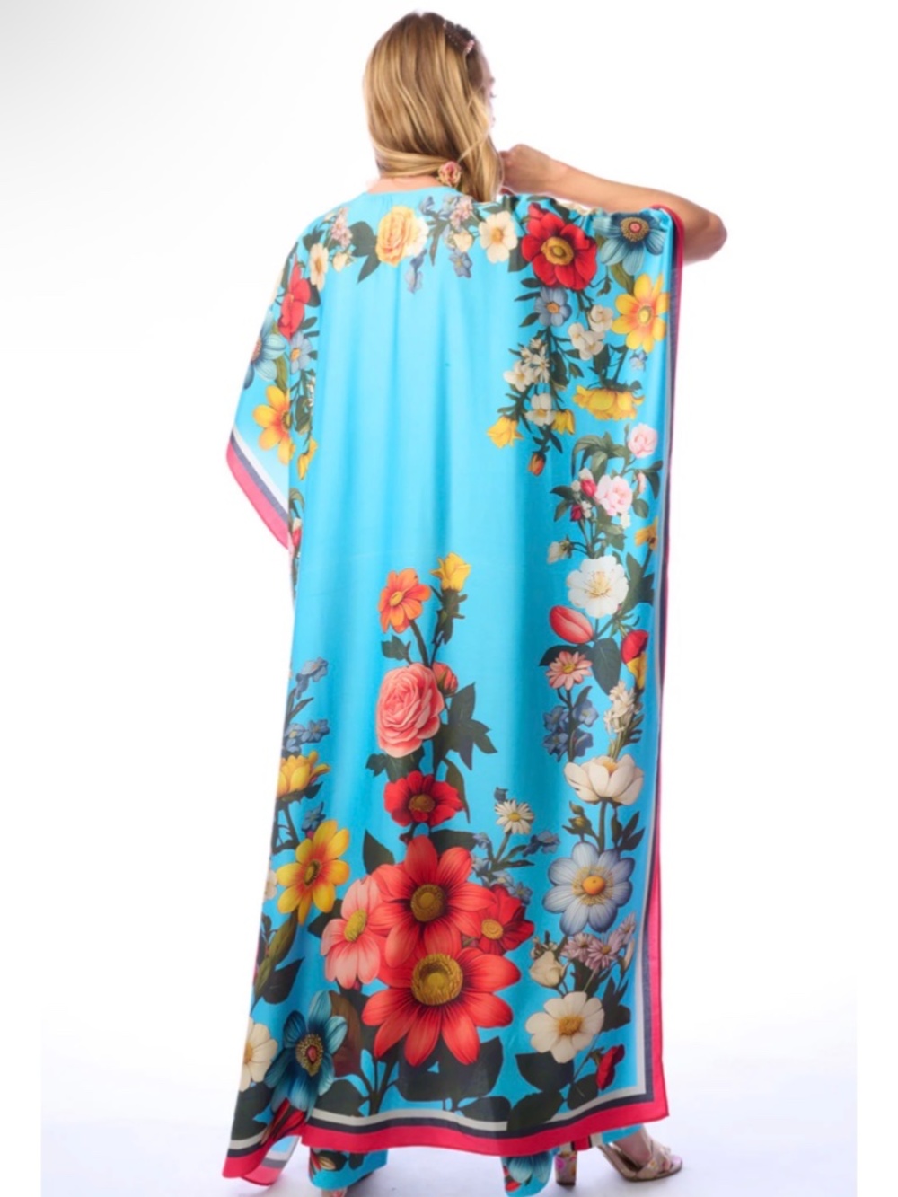 Aratta Floral Garden Maxi Kimono - Picture 5 of 8